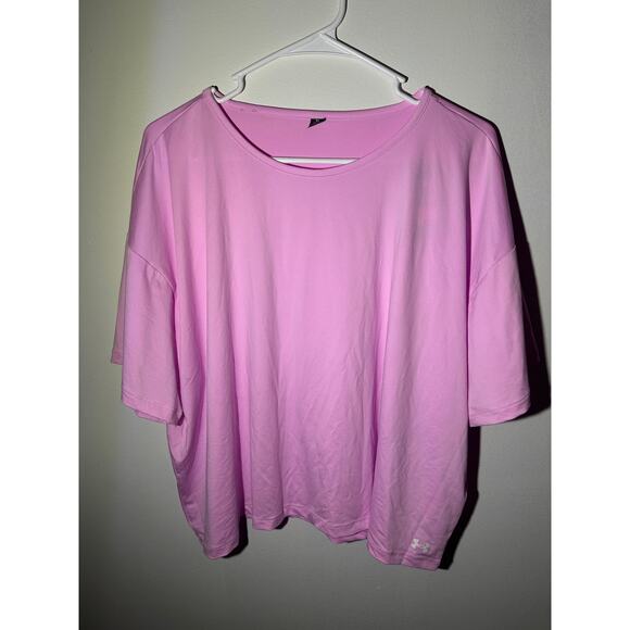 Under Armour Motion Short-Sleeve T-Shirt for Ladies - Stellar Pink - XXL - Picture 6 of 8